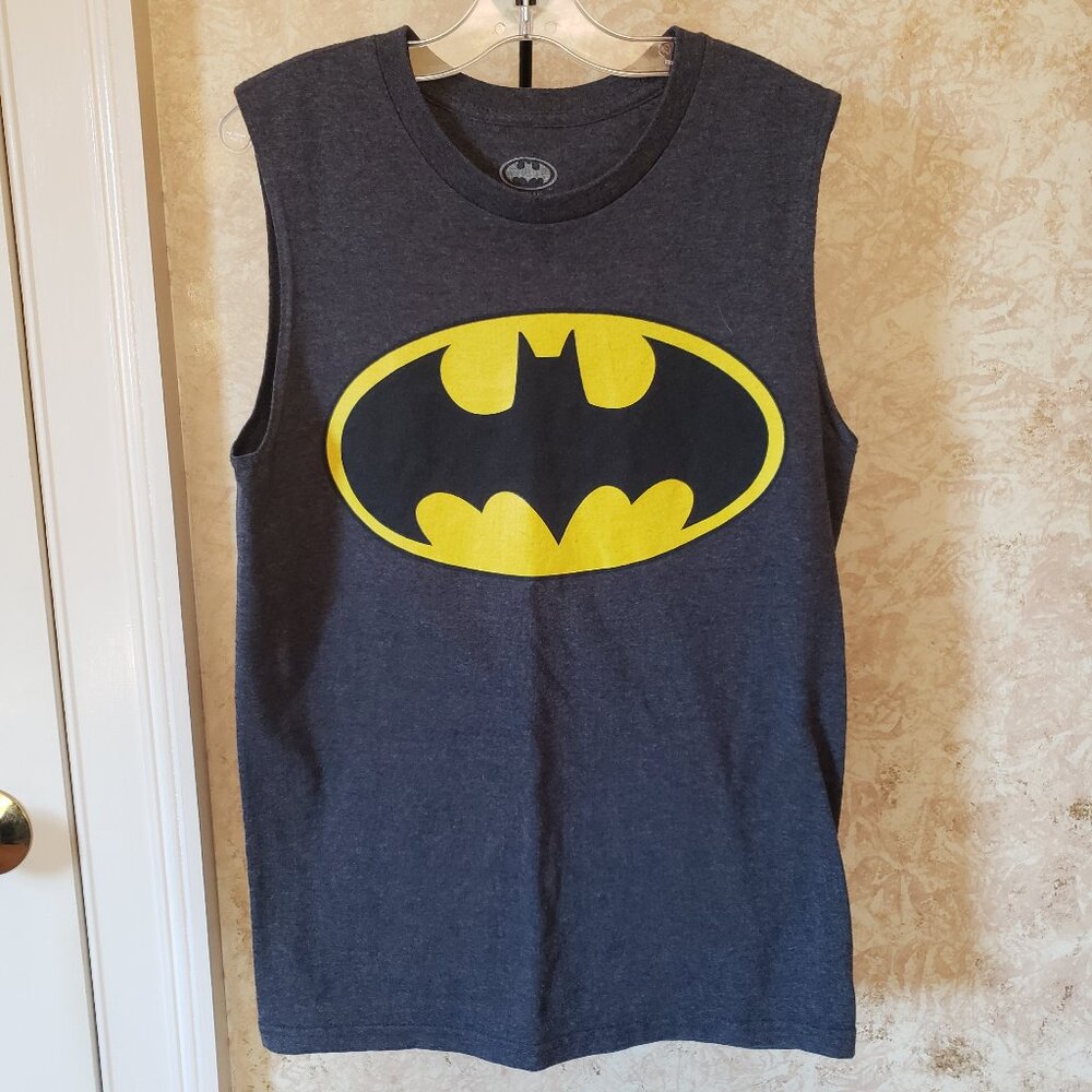 Batman logo graphic tank top